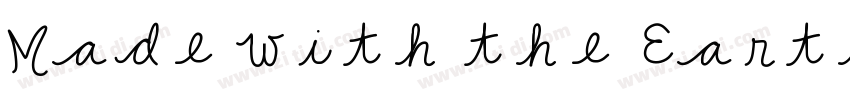 Made with the Earth字体转换